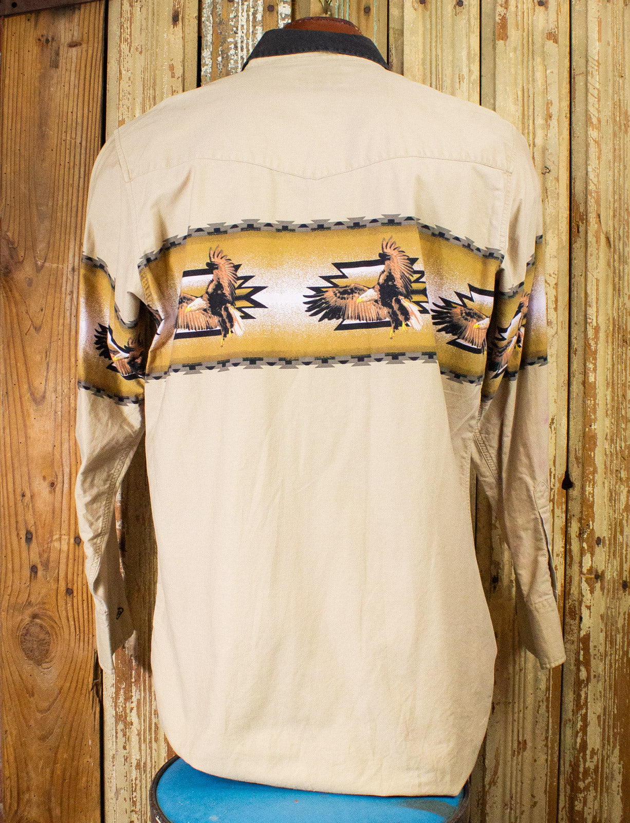 Vintage Cumberland Outfitters Eagle Pearl Snap Western Shirt XL
