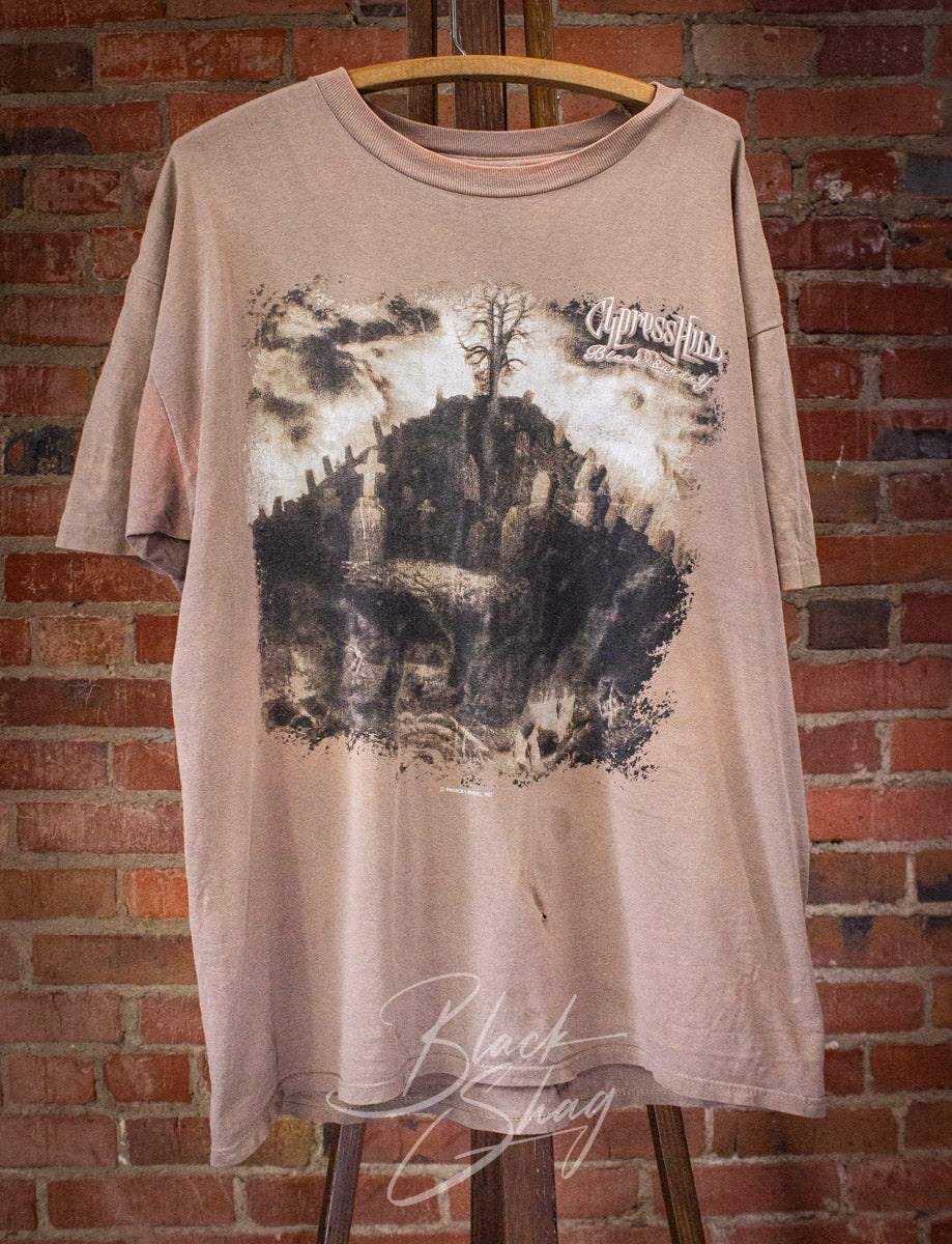 Vintage Cypress Hill Black Sunday Tour Concert T Shirt 1993 Tan XL