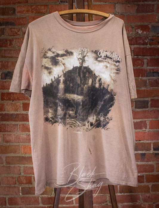 Vintage Cypress Hill Black Sunday Tour Concert T Shirt 1993 Tan XL