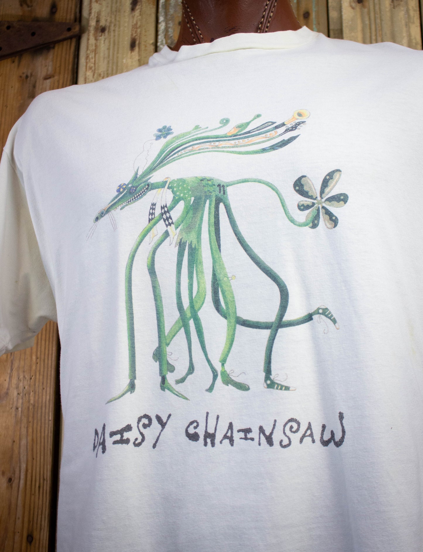 Vintage Daisy Chainsaw Eleventeen Concert T Shirt 90s White XL