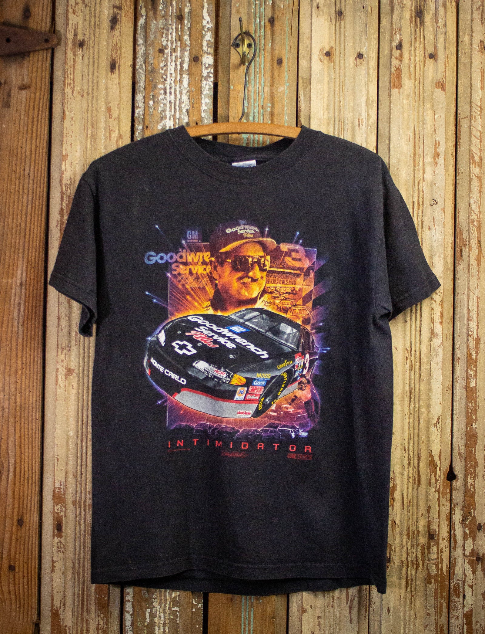 Vintage Dale Earnhardt Intimidator Nascar Graphic T Shirt 2000s Black Medium
