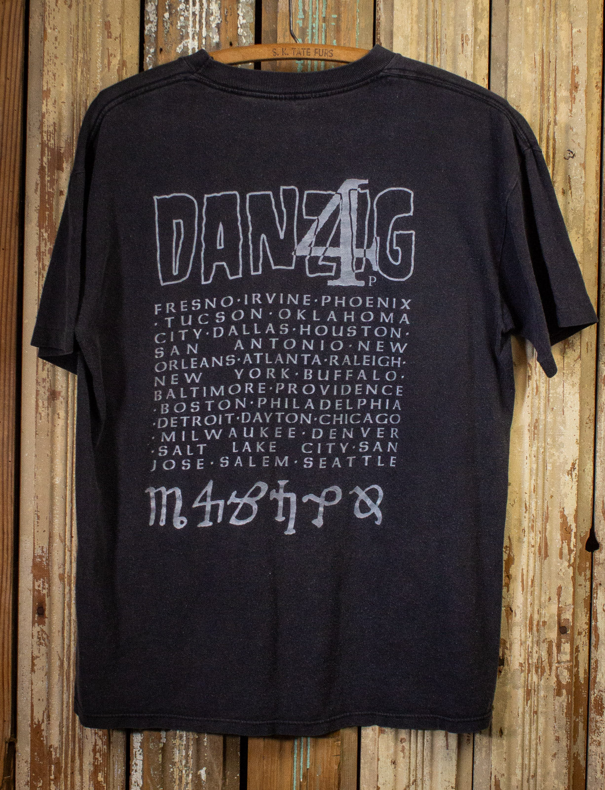 Vintage Danzig 4 Tour Concert T Shirt 1994 Black Large