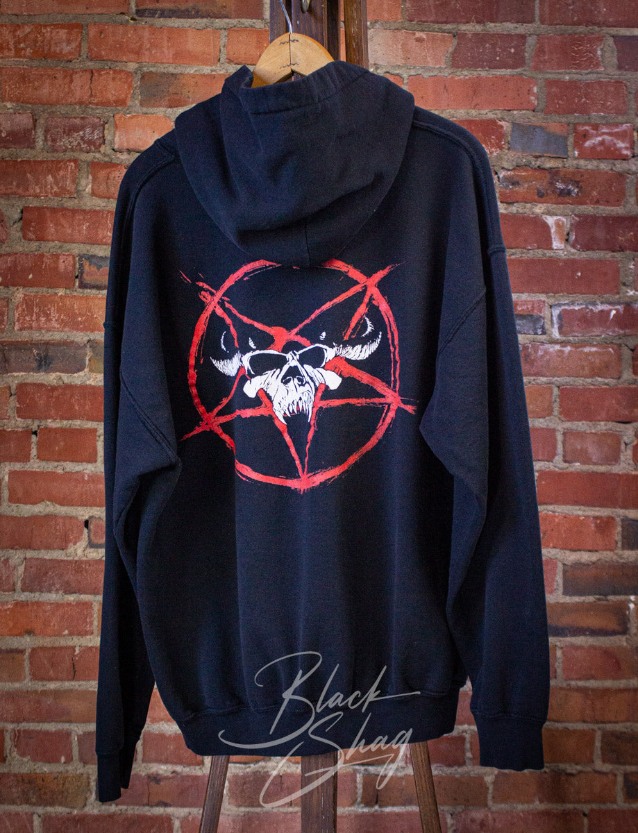 Vintage Danzig Concert Hoodie 2000 Black Large