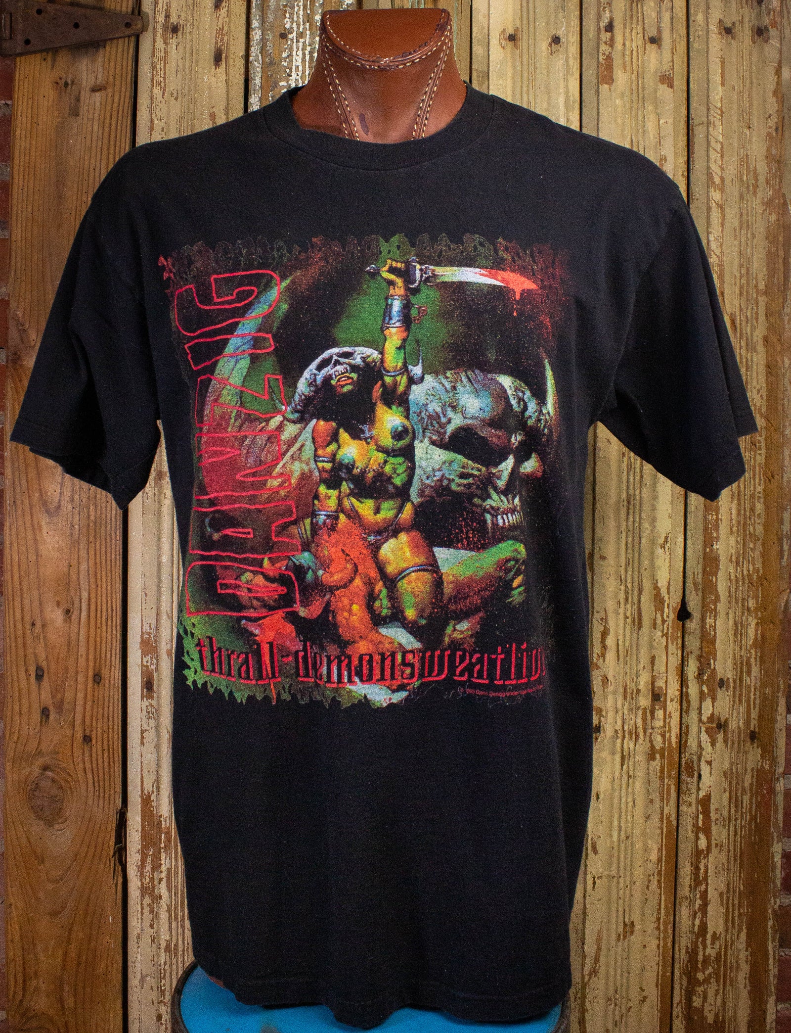 Vintage Danzig Thrall-Demonsweatlive Concert T Shirt 1993 Black XL