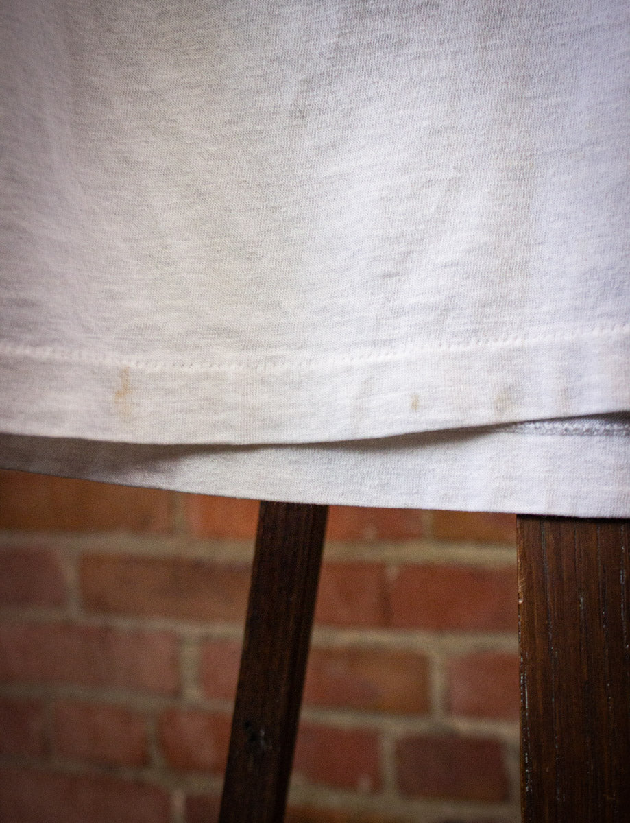 Vintage Darby Crash (The Germs) Tribute T Shirt 80s White Small