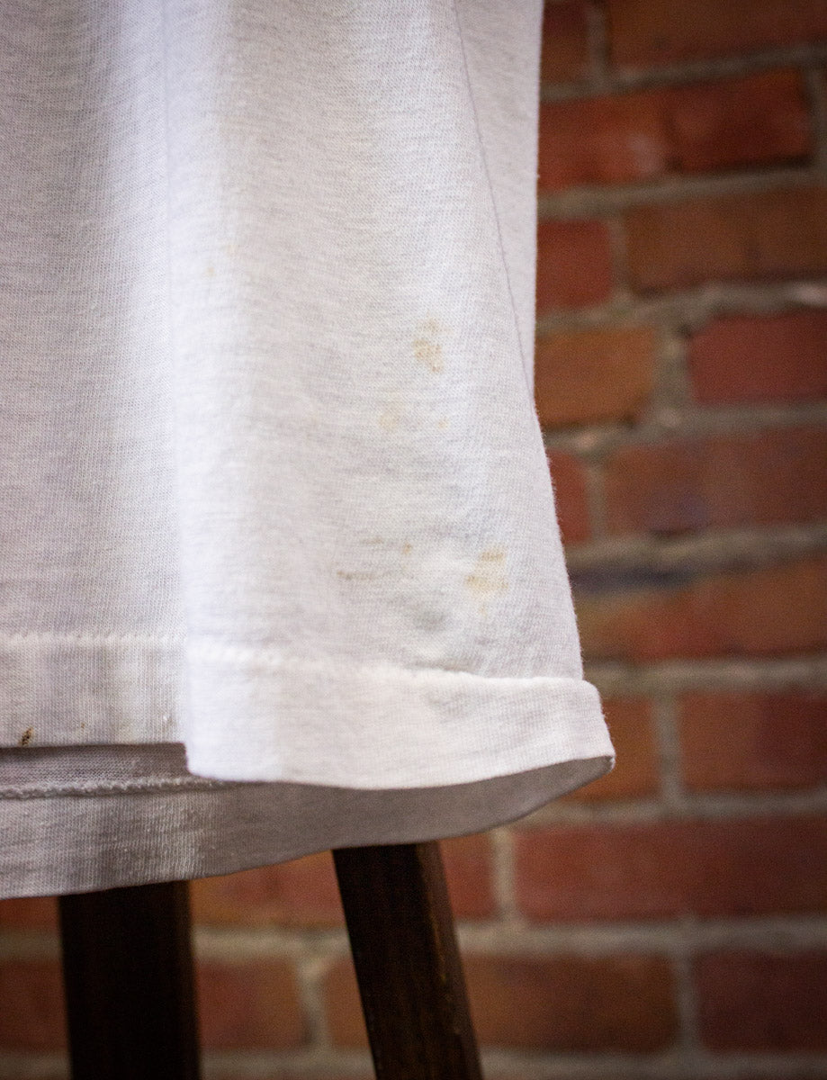 Vintage Darby Crash (The Germs) Tribute T Shirt 80s White Small