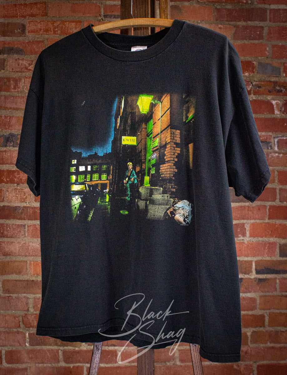 Vintage David Bowie Ziggy Stardust Concert T Shirt 1998 Black XL