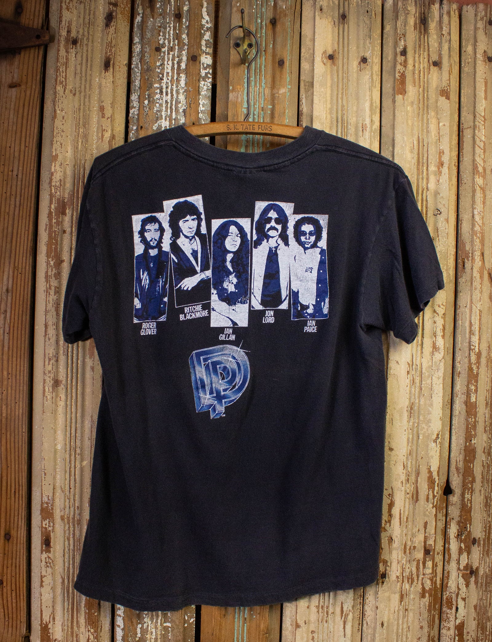 Vintage Deep Purple Perfect Strangers Concert T Shirt Black Medium