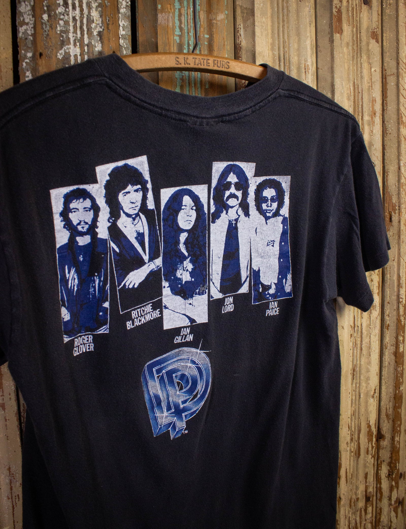 Vintage Deep Purple Perfect Strangers Concert T Shirt Black Medium