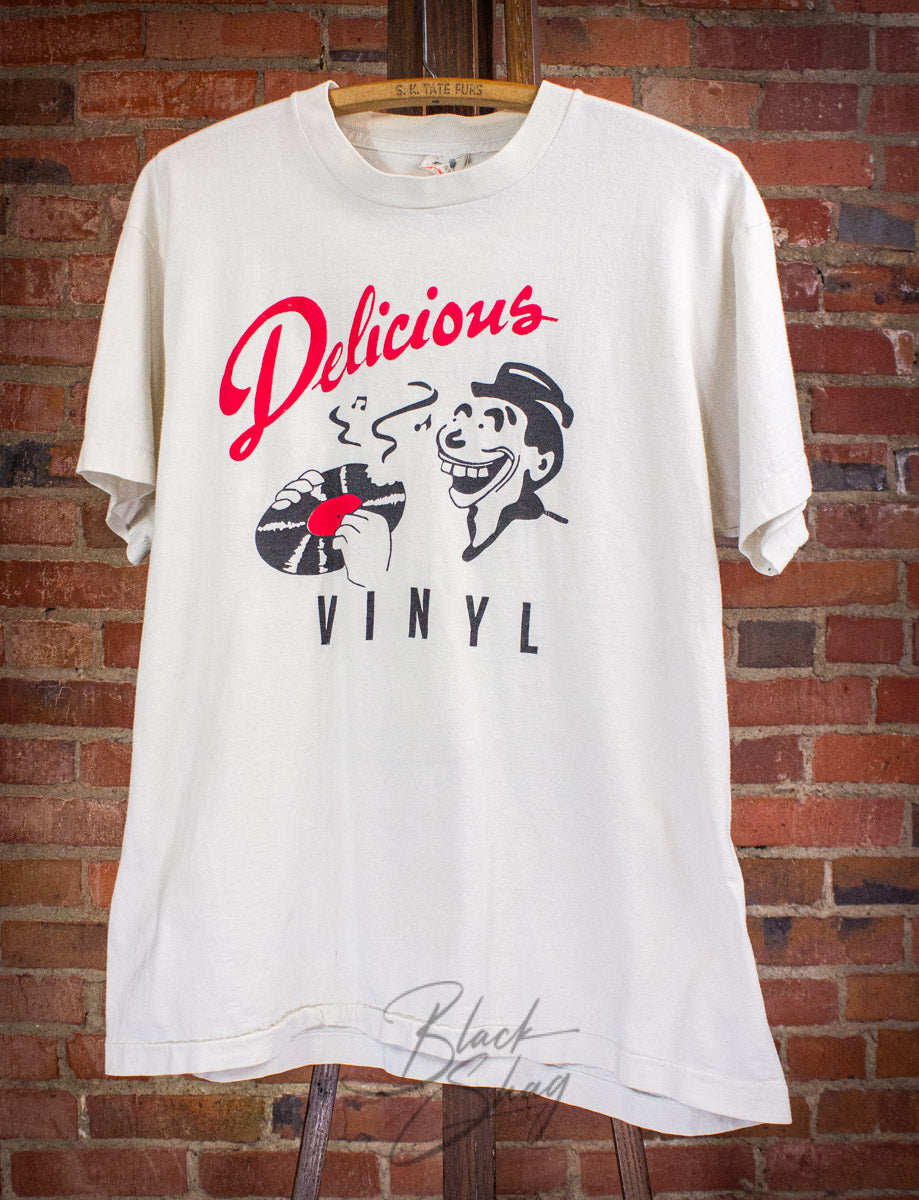 Vintage Delicious Vinyl Graphic T Shirt 90s Large