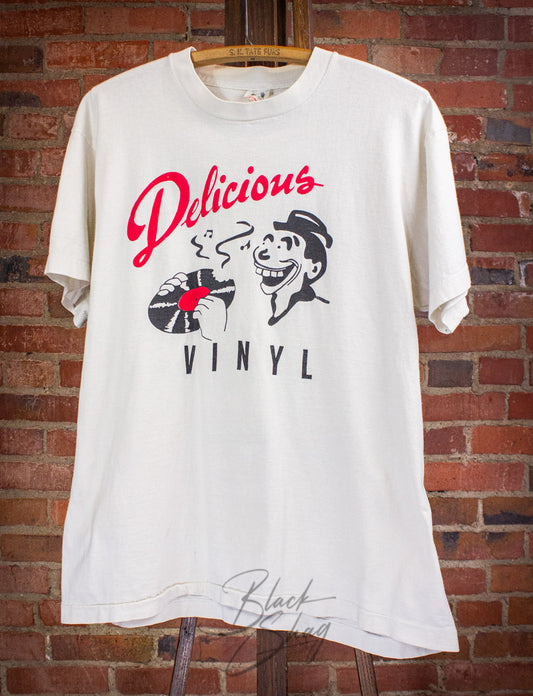 Vintage Delicious Vinyl Graphic T Shirt 90s Large