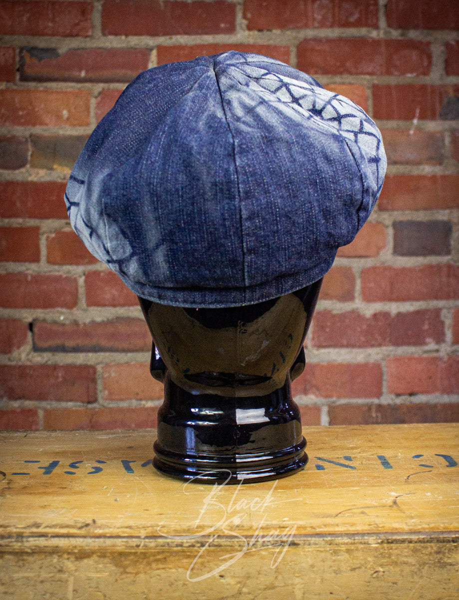 Vintage Denim Spider Floppy Hat 70s