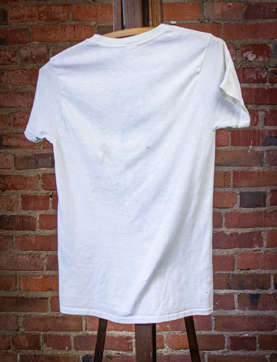 Vintage Dick Trickle the Bird is the Word Graphic T Shirt 70s White XS