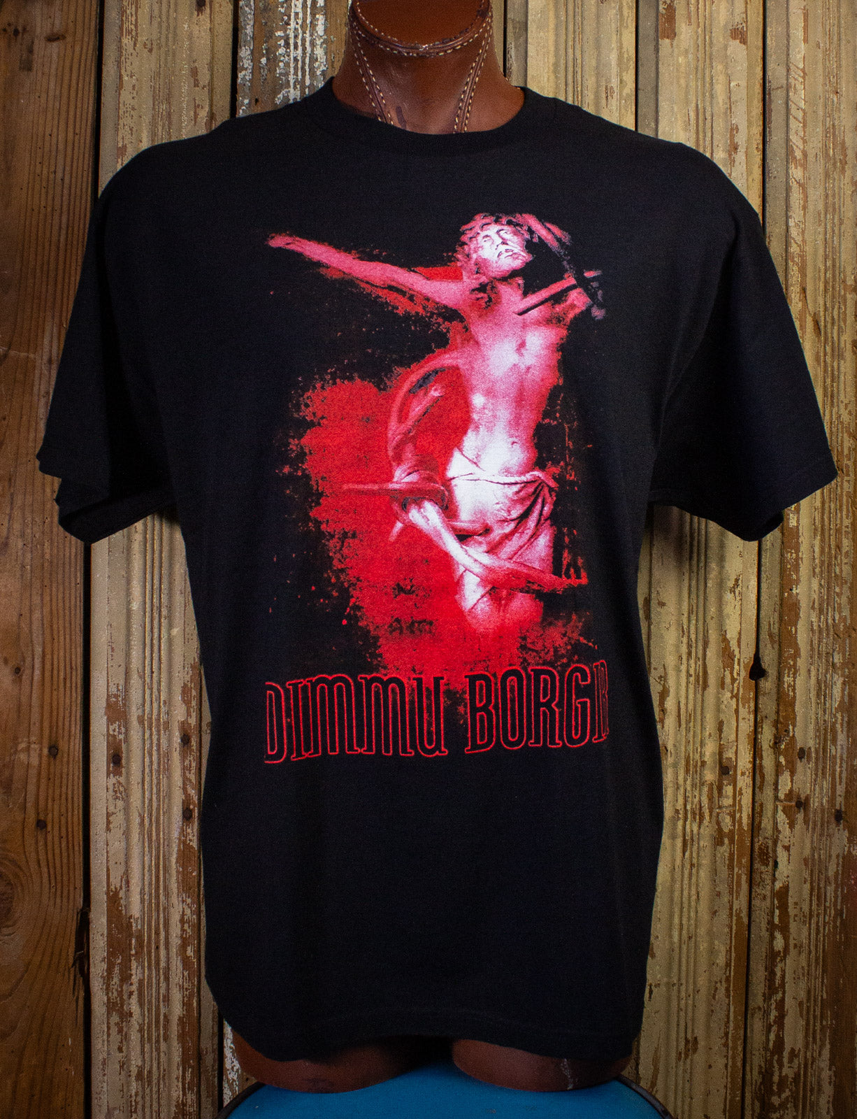 Vintage Dimmu Borgir Puritanical Euphoria Misanthropia Concert T Shirt 2001 Black XL