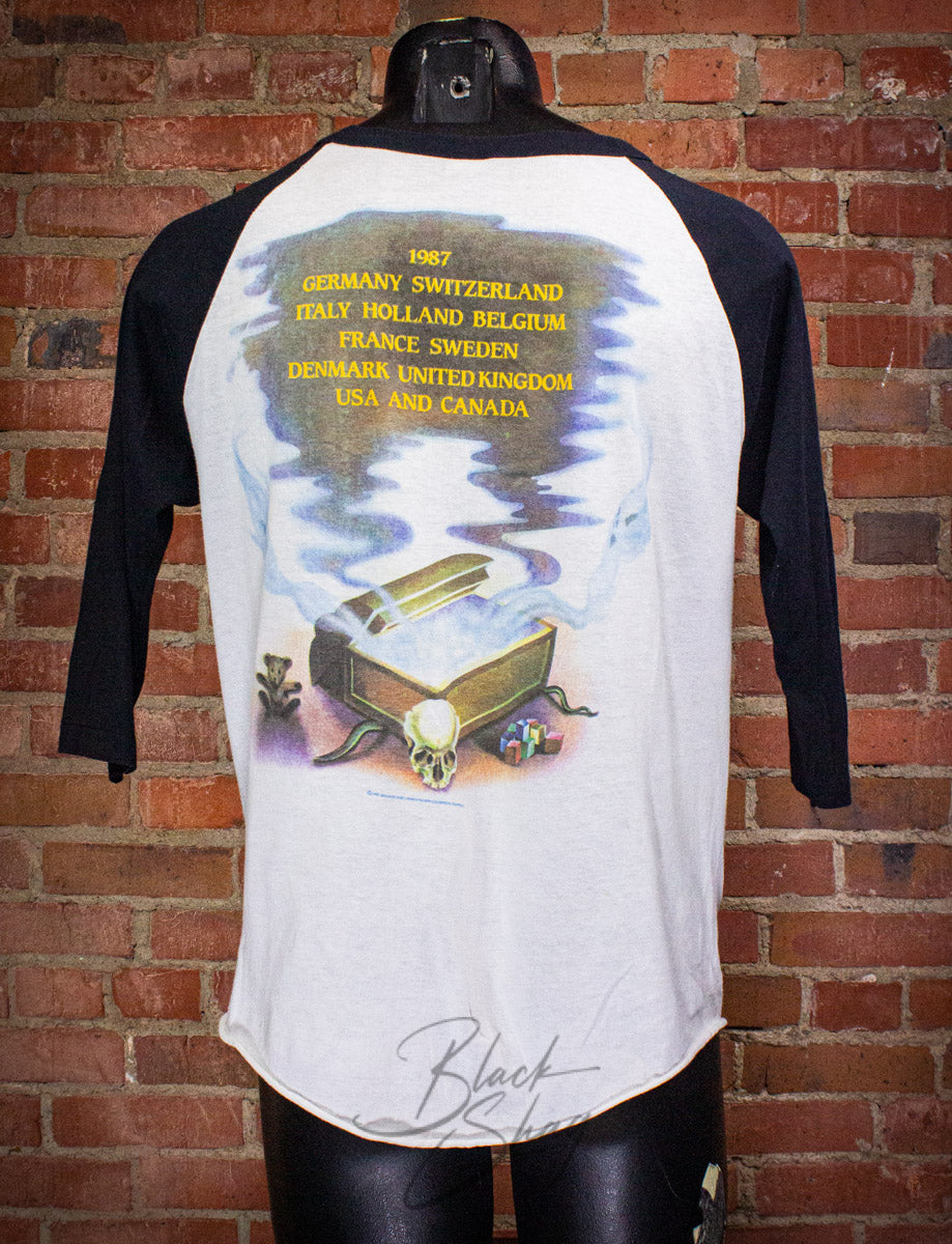 Vintage Dio Dream Evil Raglan Concert T Shirt 1987 Large