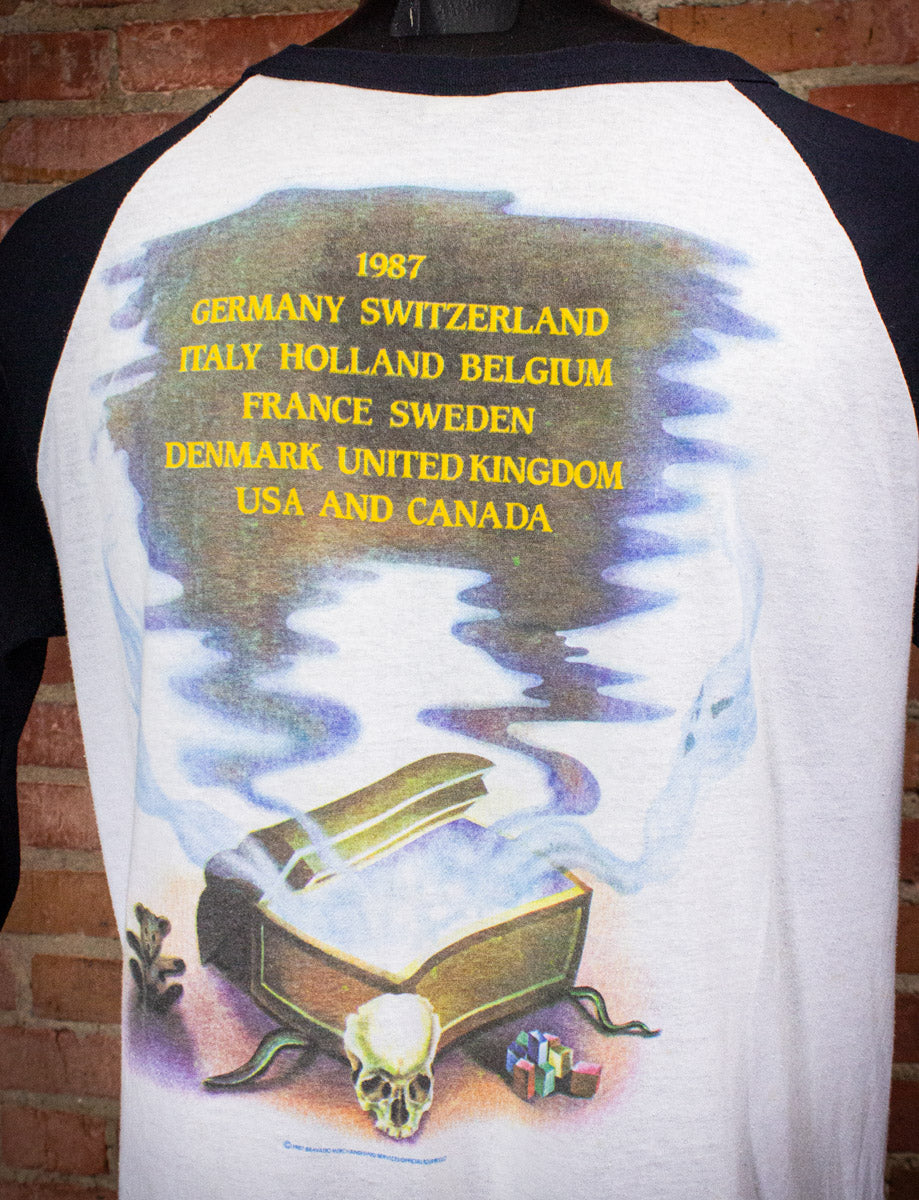 Vintage Dio Dream Evil Raglan Concert T Shirt 1987 Large