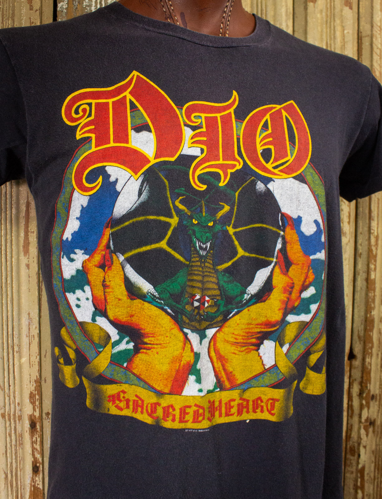 Vintage Dio Sacred Heart Concert T Shirt 1985 Large