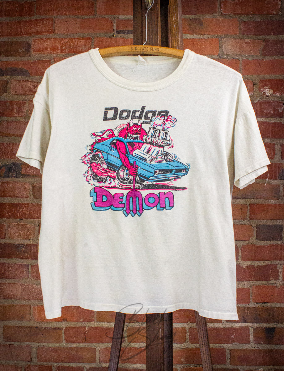 Vintage Dodge Demon Graphic T Shirt 1971 XL