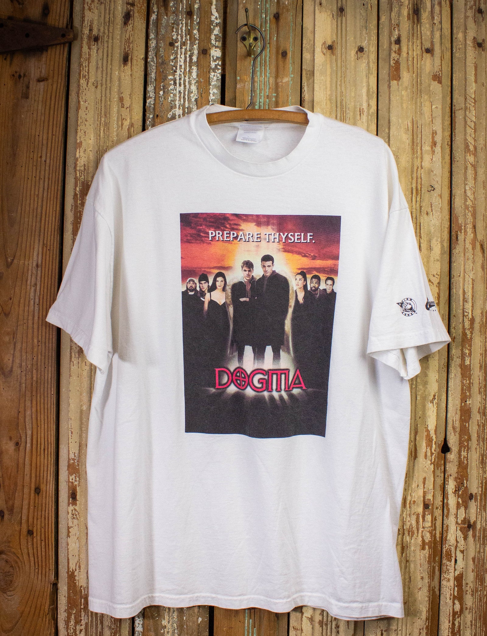 Vintage Dogma Movie Promo Graphic T Shirt 1999 White XL