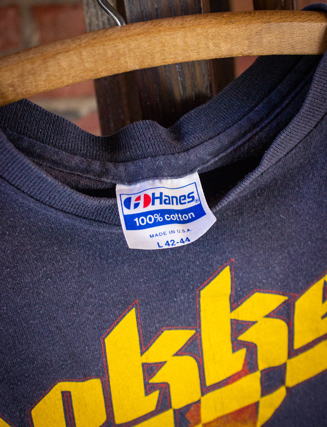 Vintage Dokken Under Lock and Key Concert T Shirt 1985 Black Medium