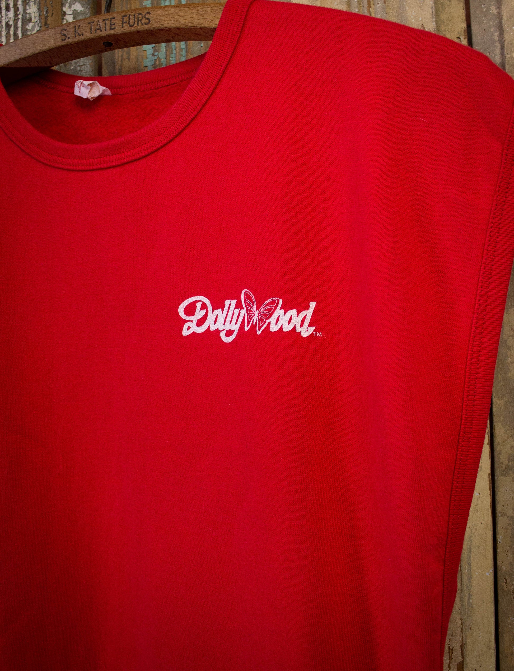 Vintage Dollywood Cut Off Graphic T-Shirt Sweatshirt 1980s S