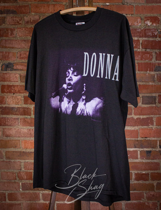 Vintage Donna Summers Midnight Concert T Shirt 1996 Black XL