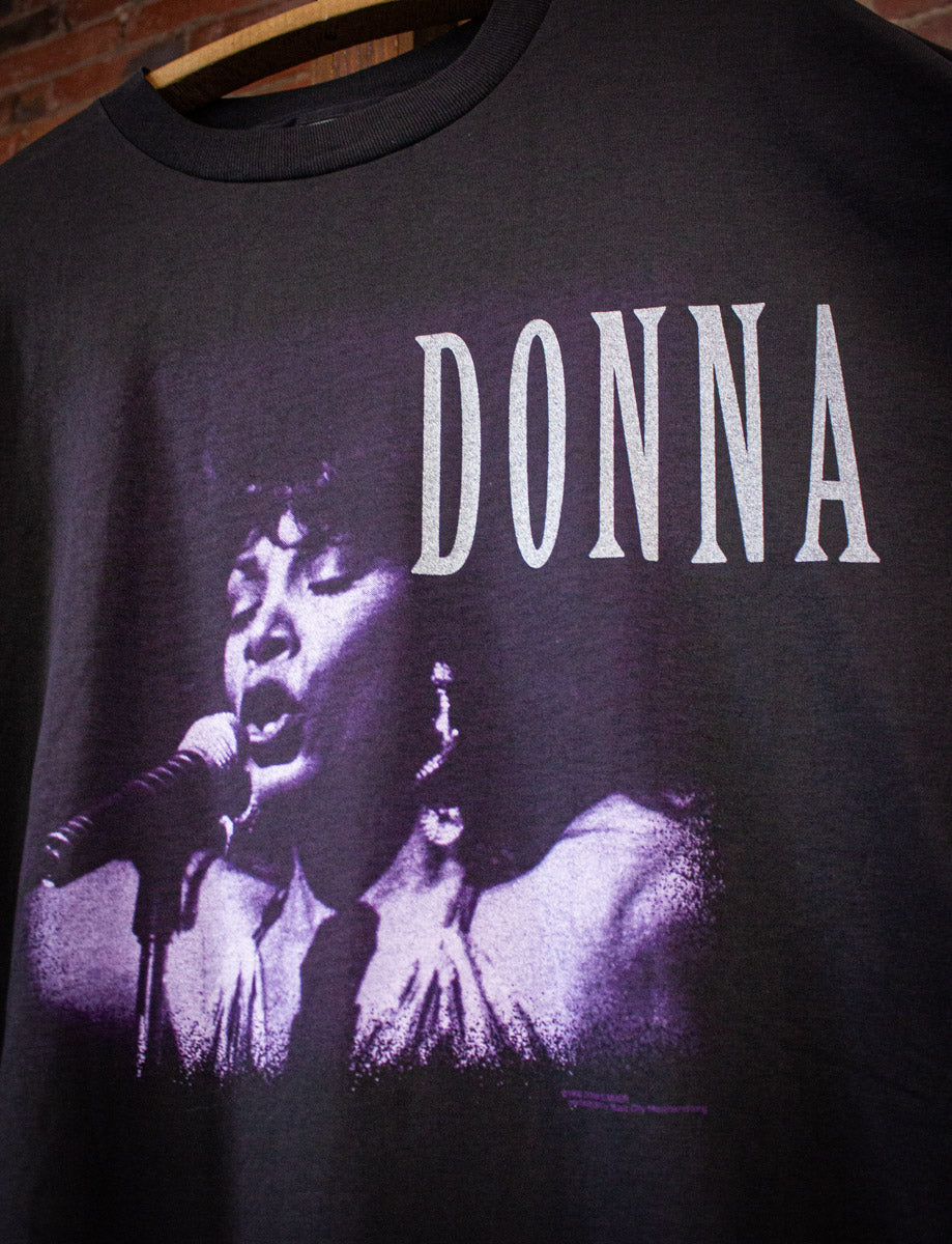 Vintage Donna Summers Midnight Concert T Shirt 1996 Black XL