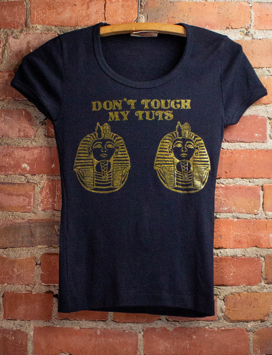Vintage Don't Touch My Tuts Graphic Ringer T-Shirt 1970s XS