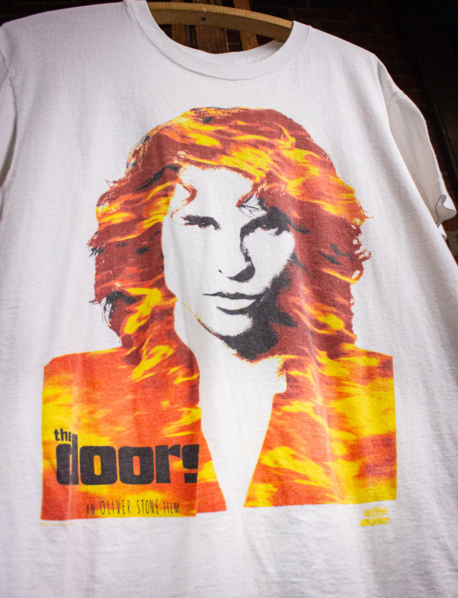 Vintage Doors Movie T Shirt 1991 White Large – Black Shag Vintage