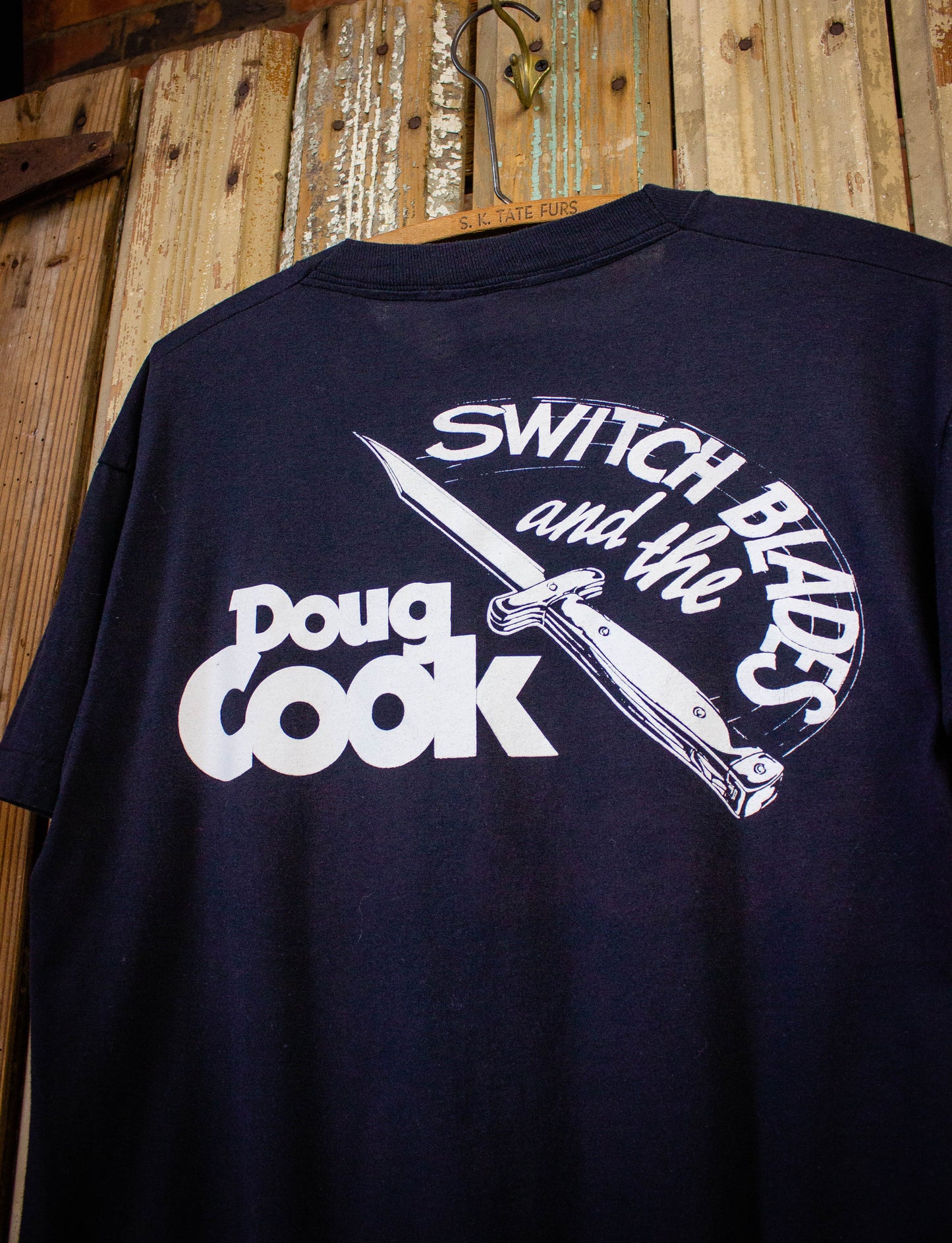 Vintage Doug Cook Not Just Another Punk Concert T Shirt 1990 Black Large