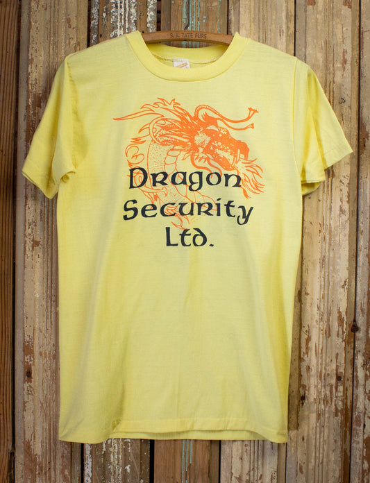 Vintage Dragon Security Ltd Graphic T-Shirt 1970s S