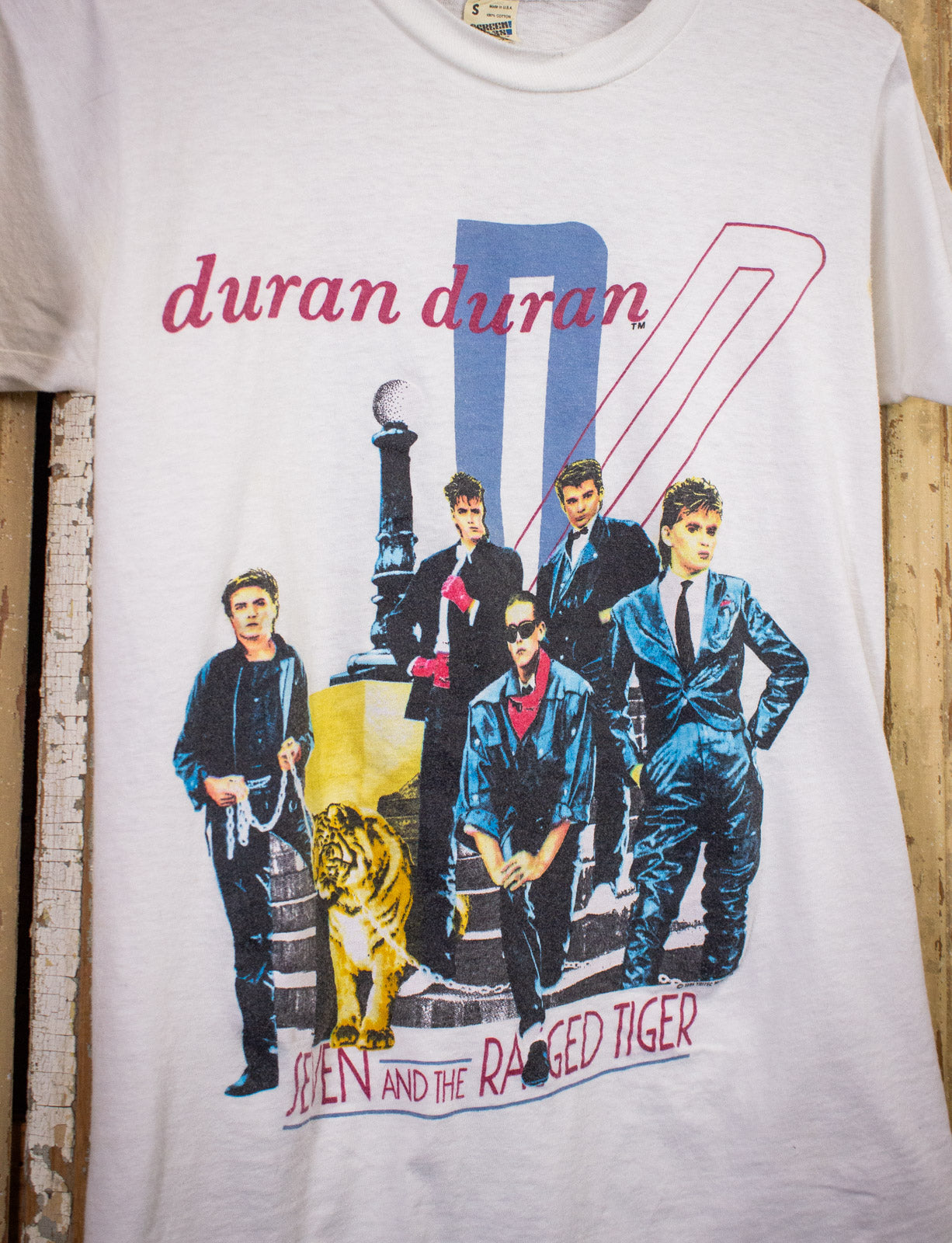 Vintage Duran Duran Seven and the Ragged Tiger Concert T Shirt 1983 XS