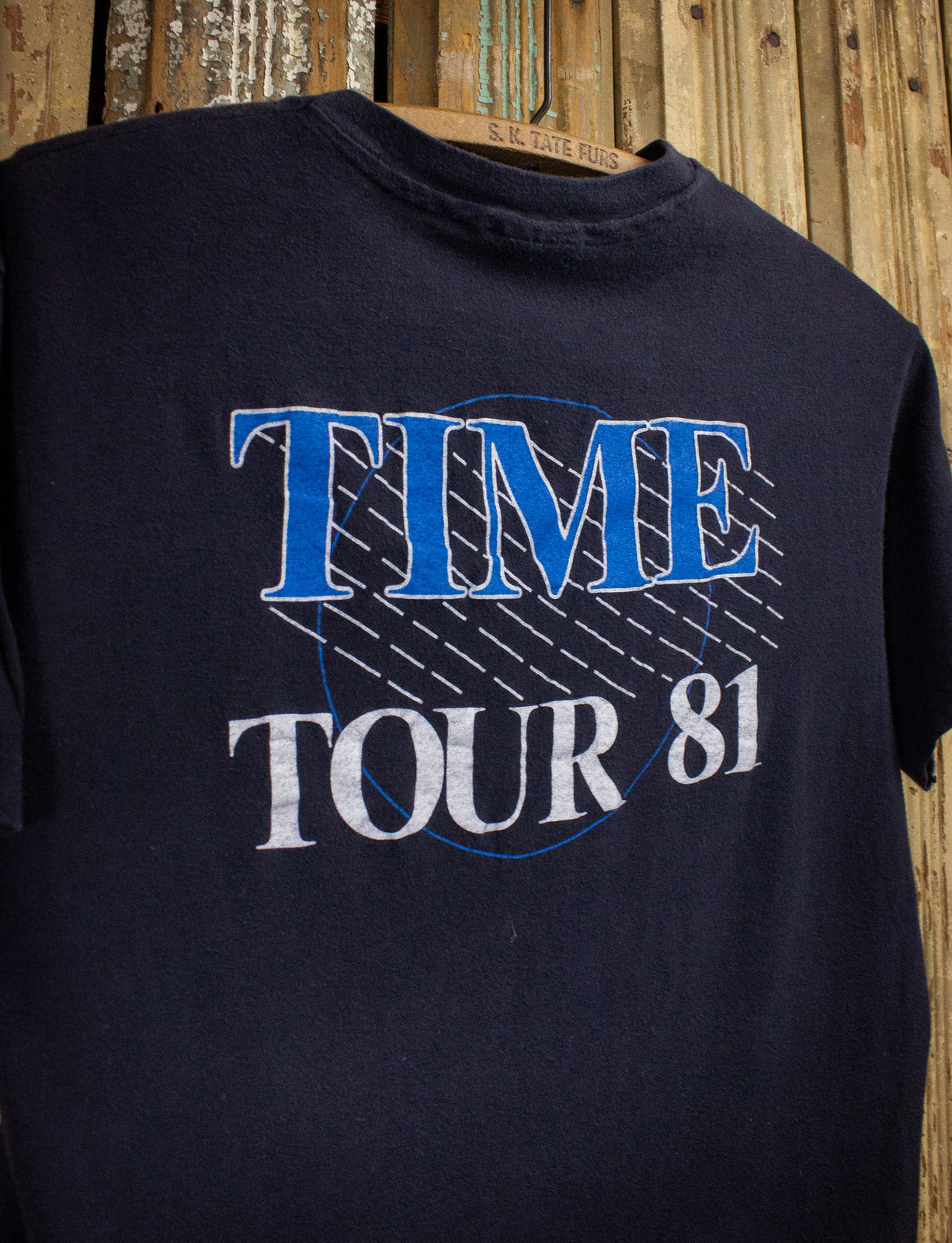 Vintage Electric Light Orchestra Time Tour Concert T Shirt 1981 Black Small