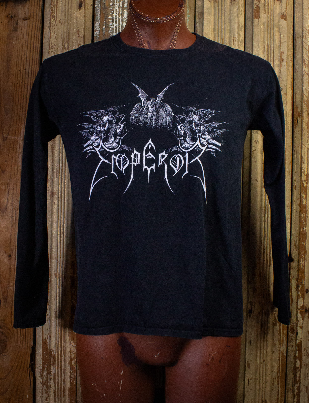 Emperor Inno A Satana Long Sleeve Concert T shirt 1992 Black Medium