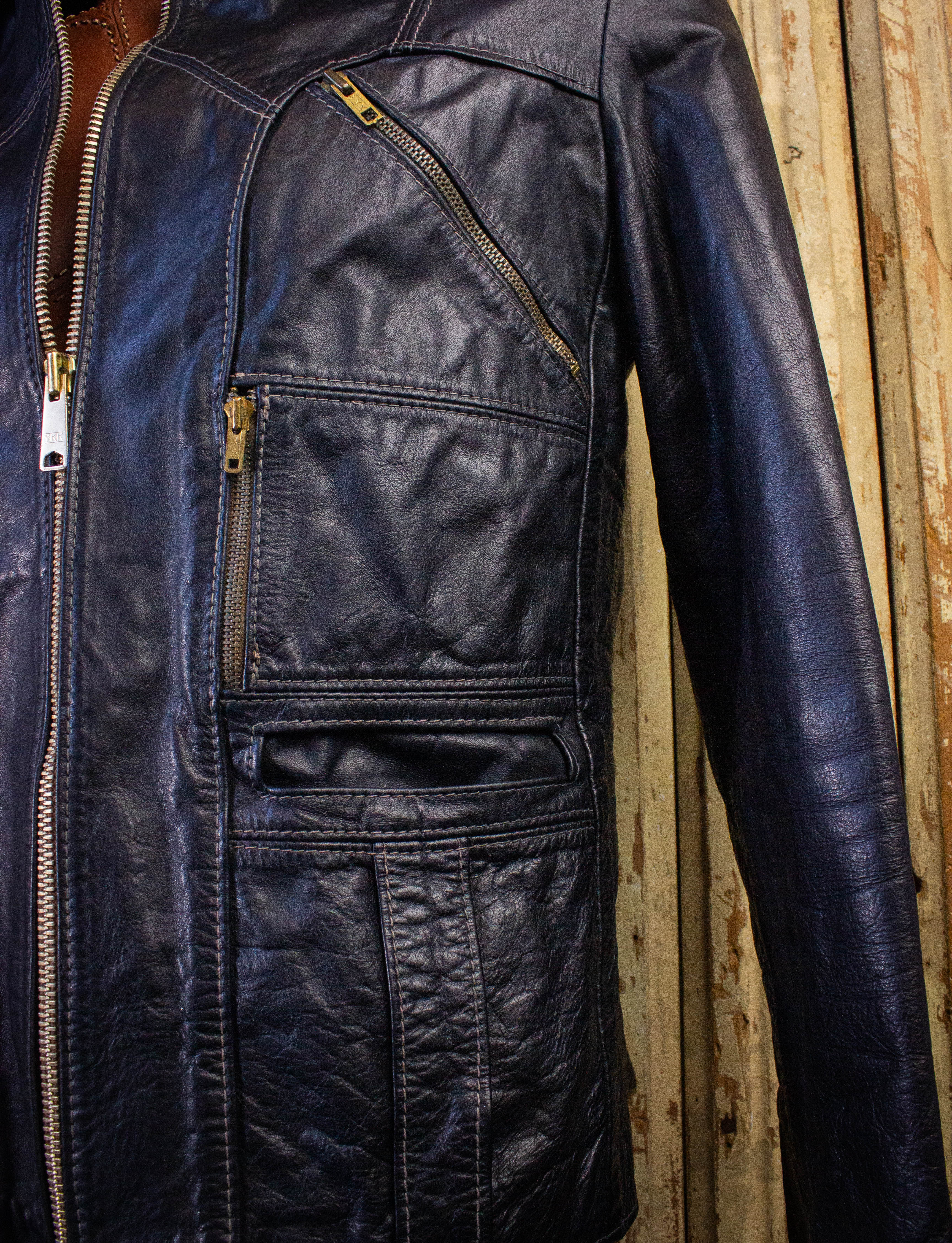 80's boutique of leathers leather jacket - ジャケット・アウター