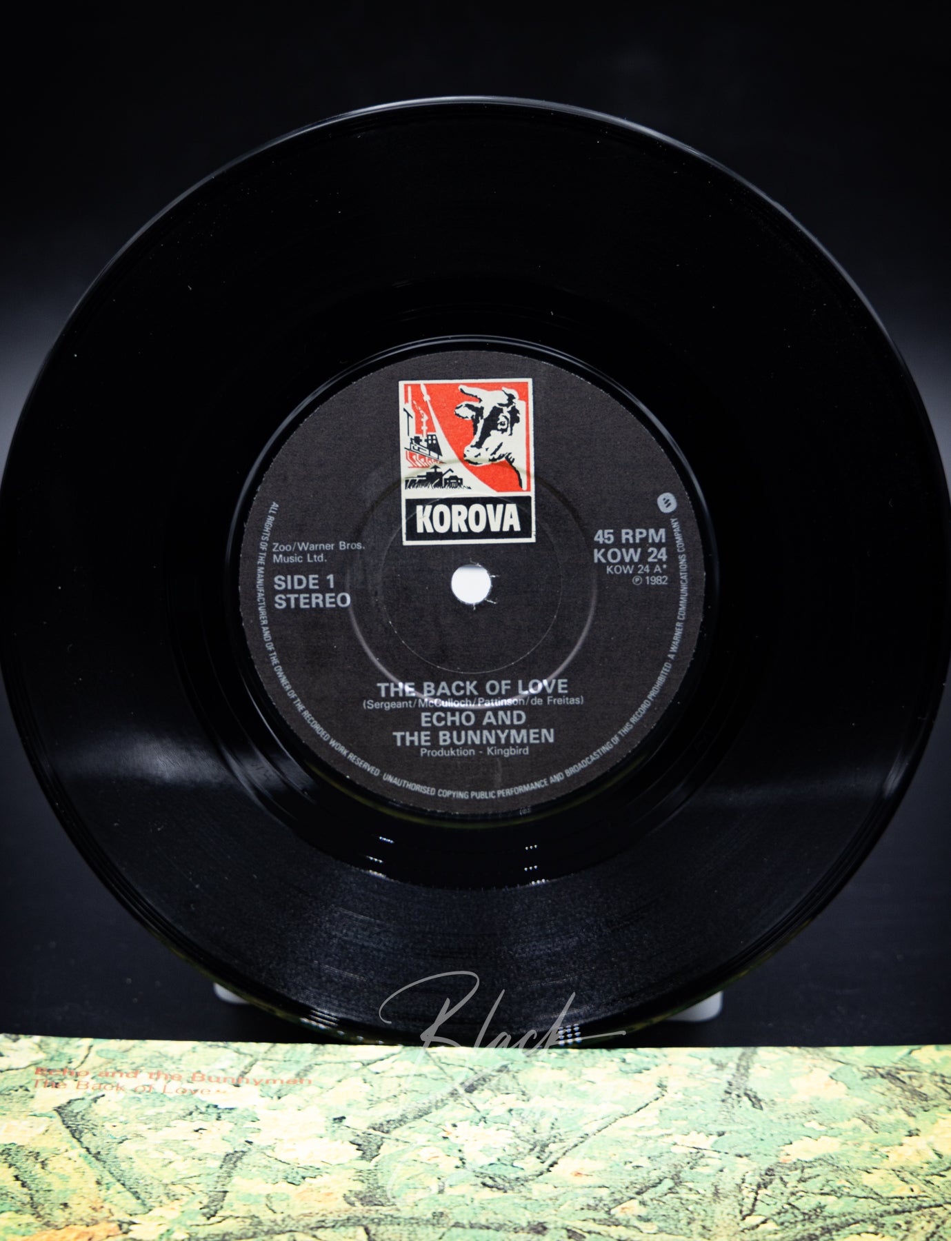 Vintage Echo and the Bunnymen The Back of Love 7" Vinyl Single 1982