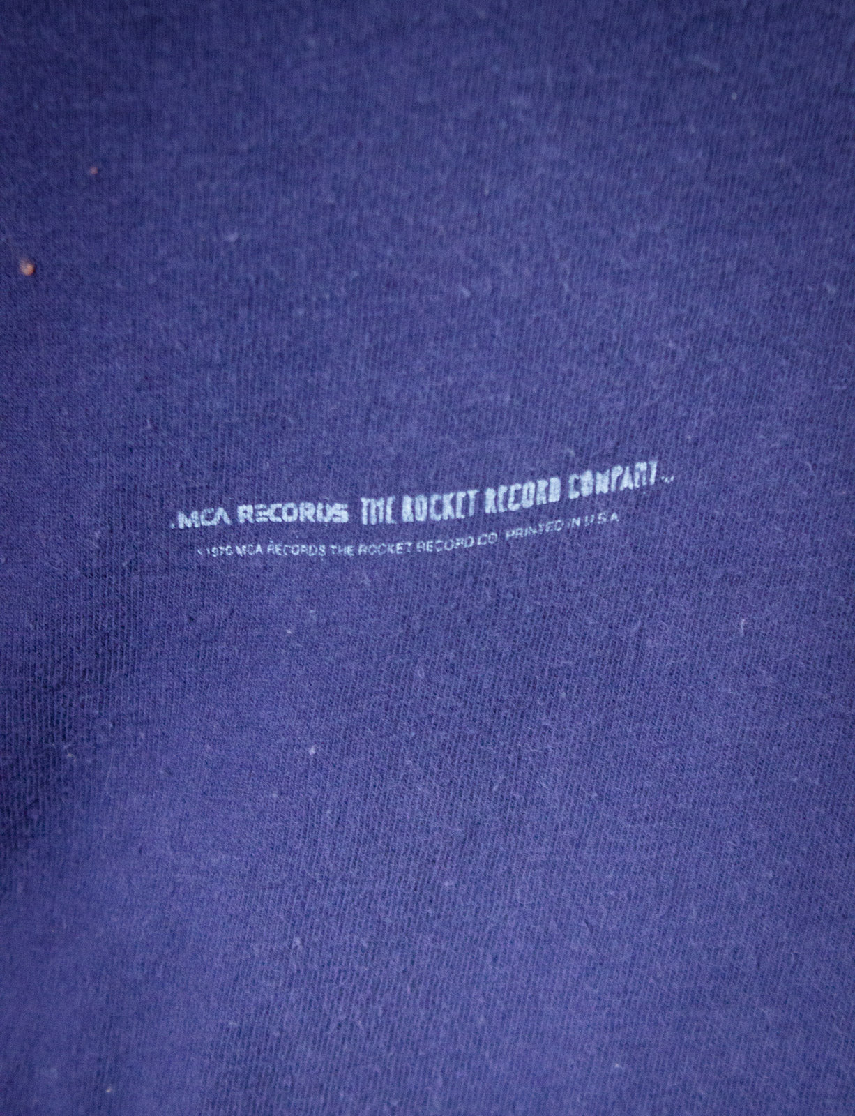 Vintage Elton John Blue Moves Long Sleeve Concert T Shirt 1976 Medium