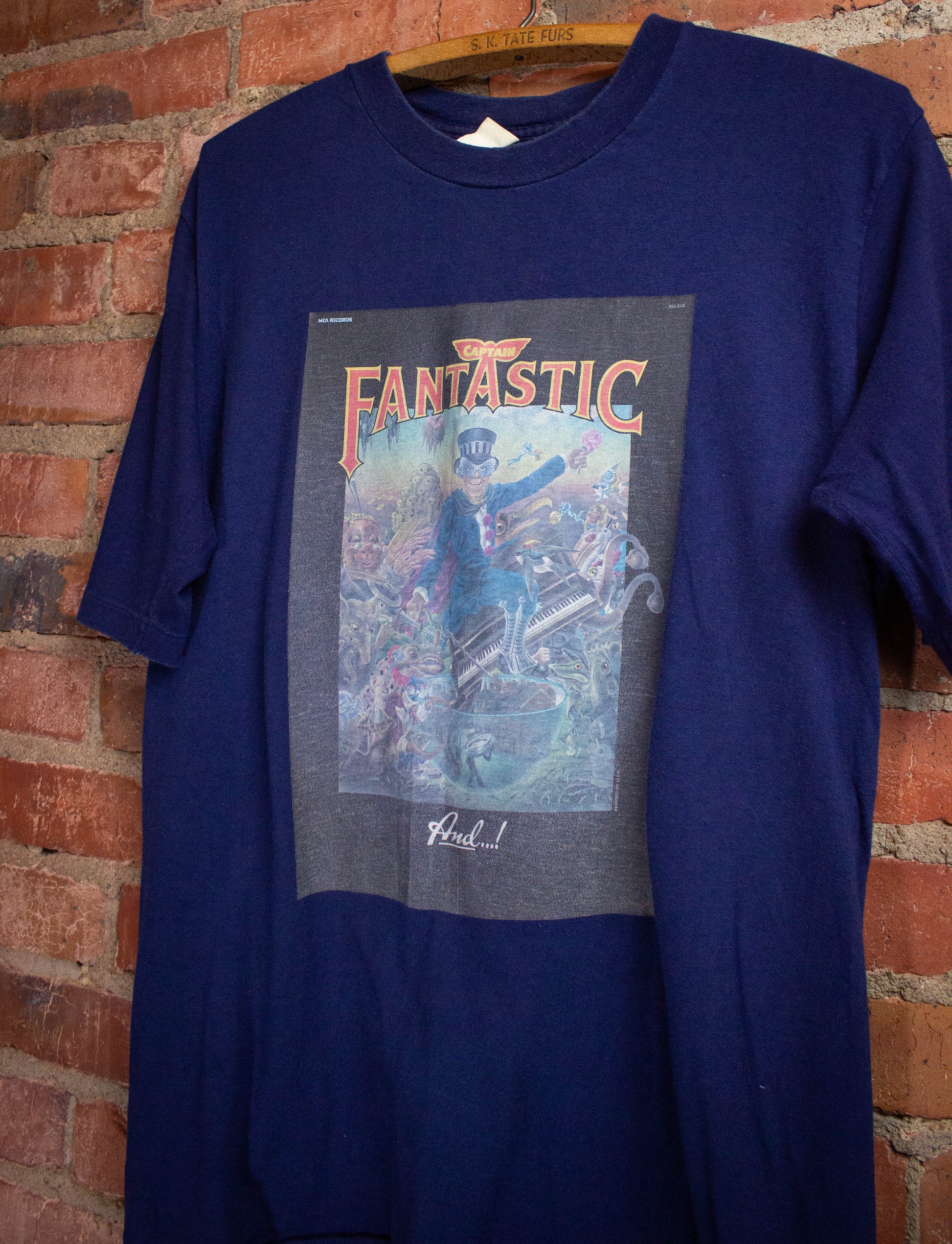 Vintage Elton John Fantastic Concert T-Shirt 1975 M