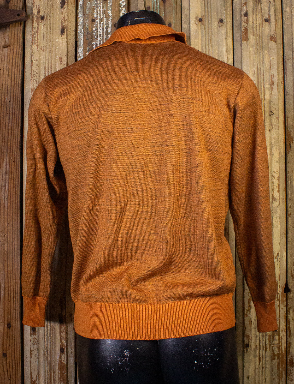 Vintage Elton John Sweater 70s Orange Medium