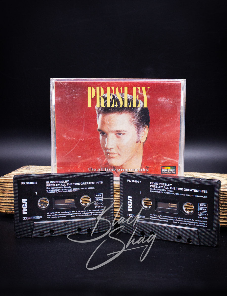 Vintage Elvis Presley The All Time Greatest Hits Double Cassette UK 1987