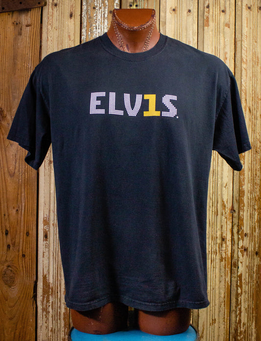Vintage Elvis Presley 30 #1 Hits Promo T Shirt 2002 Black XL