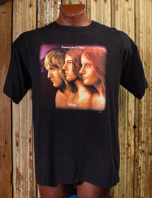 Vintage Emerson, Lake, & Palmer Trilogy Concert T Shirt 1997 Black XL