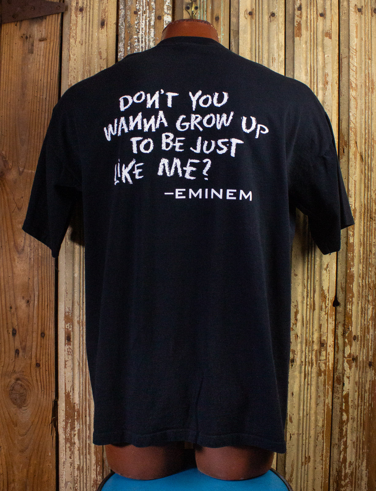 Vintage Eminem Role Model Rap Concert T Shirt 1999 Black 2XL