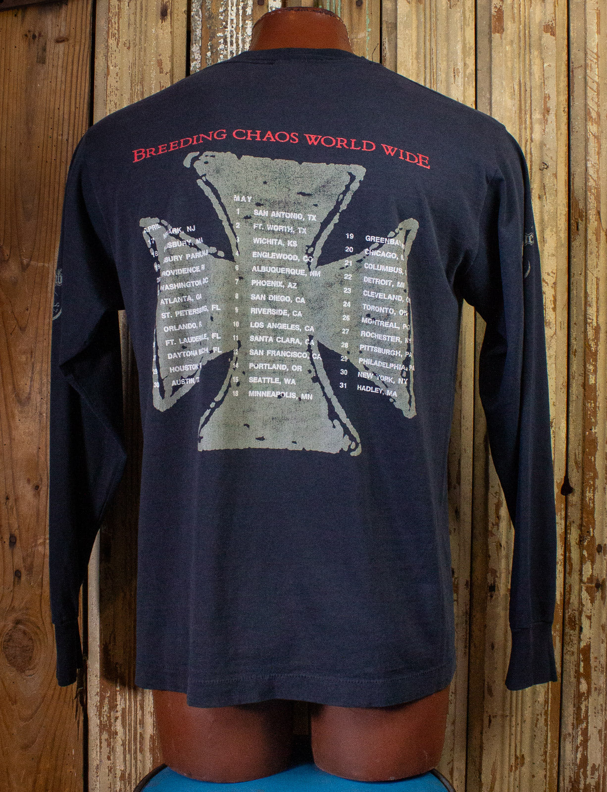 Vintage Entombed Left Hand Path Concert T Shirt 1990 Black XL