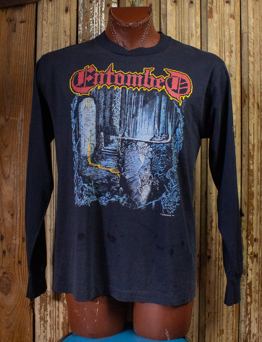 Vintage Entombed Left Hand Path Concert T Shirt 1990 Black XL