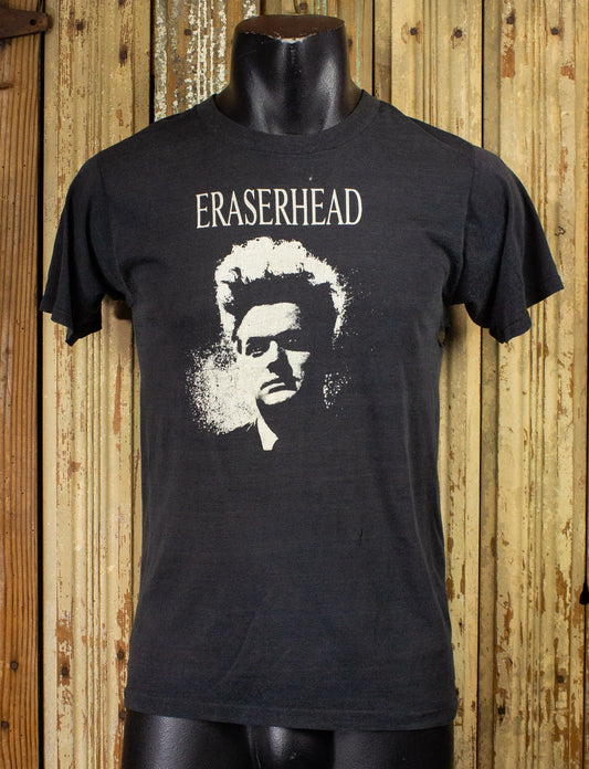 Vintage Eraserhead Movie Graphic T Shirt 80s Black Small