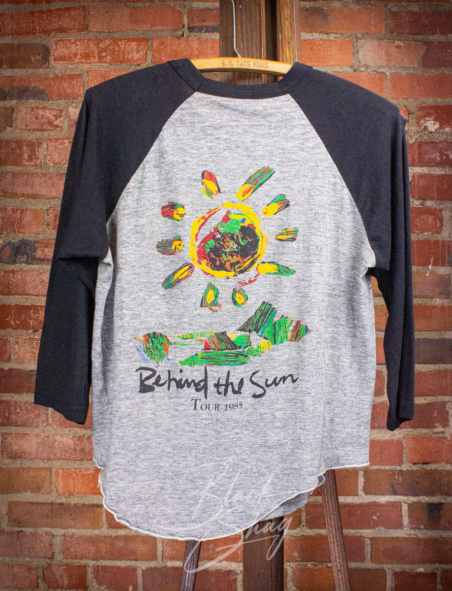 Vintage Eric Clapton Behind the Sun Raglan Concert T Shirt 1985 Medium
