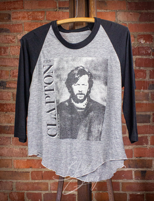 Vintage Eric Clapton Behind the Sun Raglan Concert T Shirt 1985 Medium