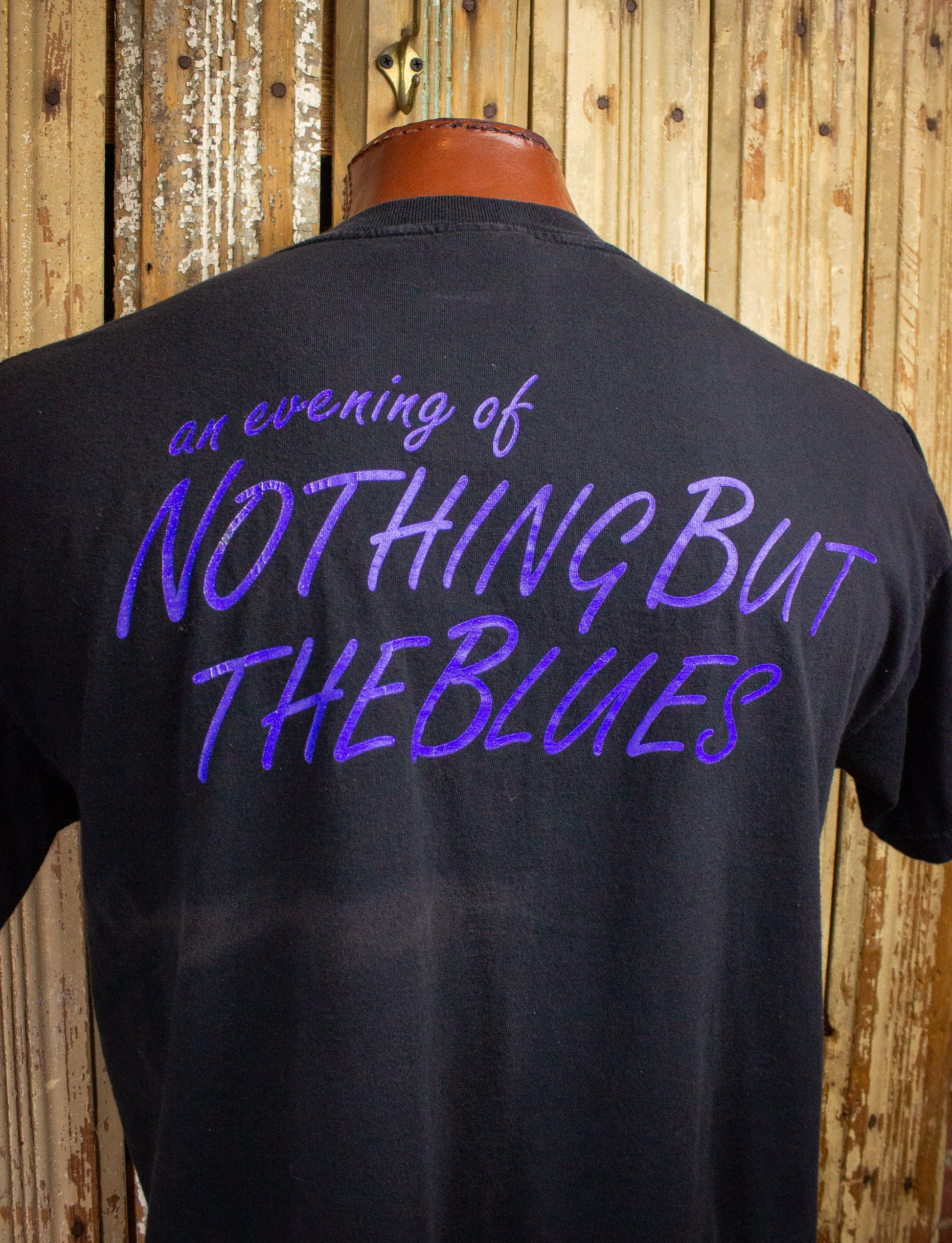 Vintage Eric Clapton Nothing But The Blues Concert T Shirt 90s Black XL