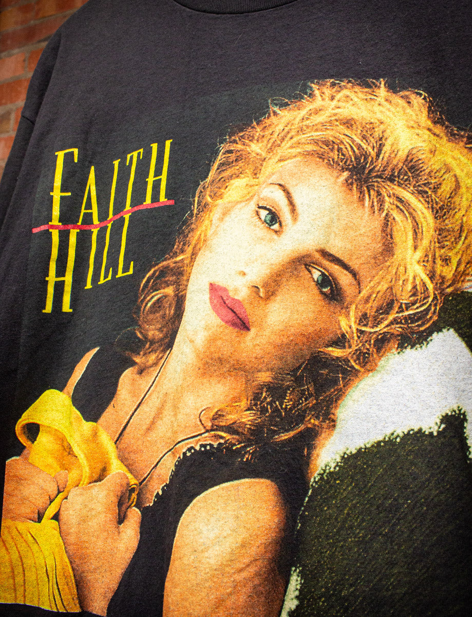 Vintage Faith Hill Take Me As I Am Tour Concert T Shirt 1993 M/L